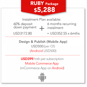 RUBY Package​ (mCommerce Edition) – Android version