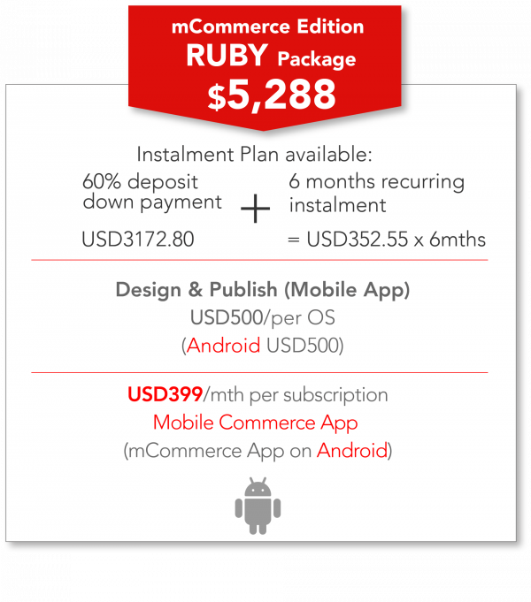 RUBY Package​ (mCommerce Edition) – Android version - Image 2