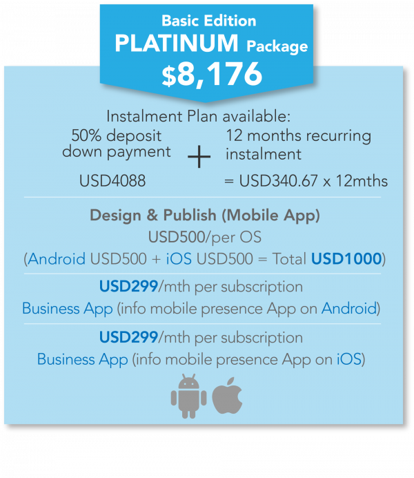 PLATINUM Package (Basic Edition) – iOS + Android version - Image 2