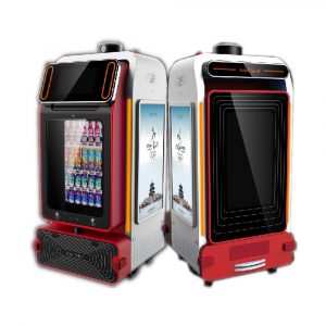 New Retail Self-Driving Robot Selling with One-click Intelligent Vending Machine Proactive Service Mobile