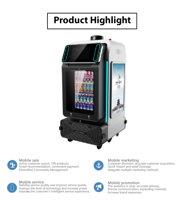 New Retail Self-Driving Robot Selling with One-click Intelligent Vending Machine Proactive Service Mobile - Image 5